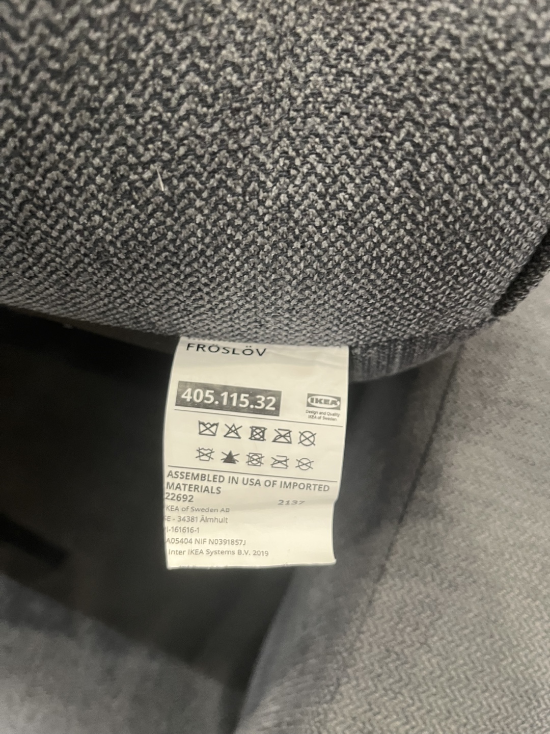 IKEA Froslov Sofa - Grey - photo 3