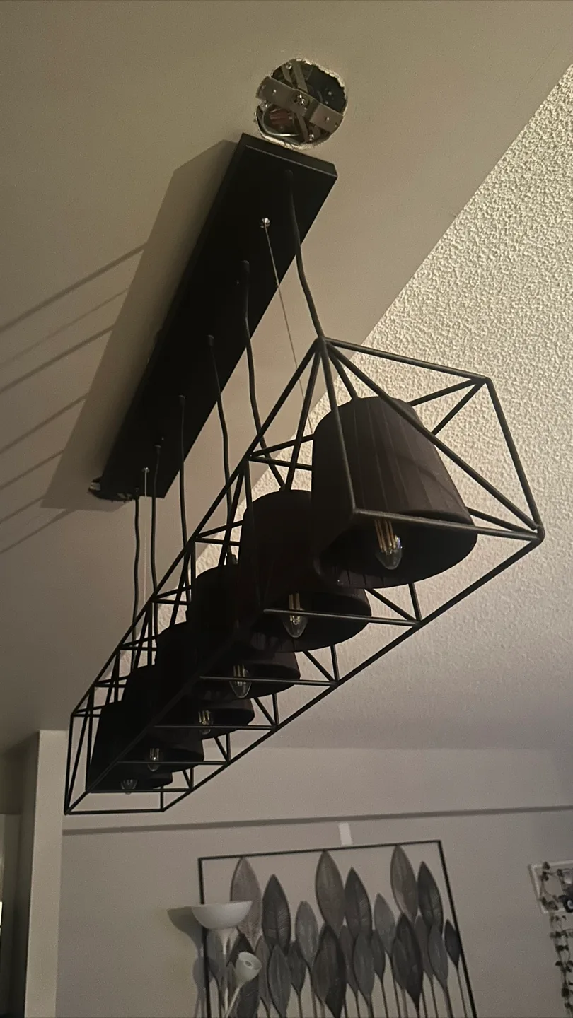 Black Modern Linear Island or Dinning Light image indicator(4)