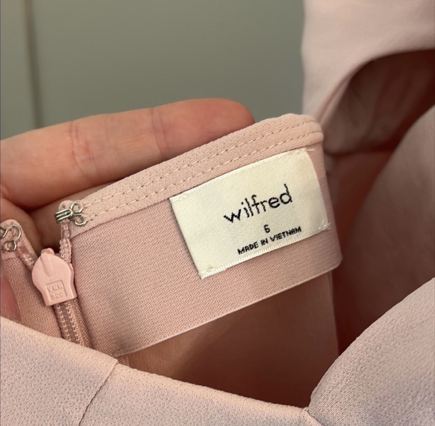 Wilfred Pink Mini Dress - Size 6 - photo 4