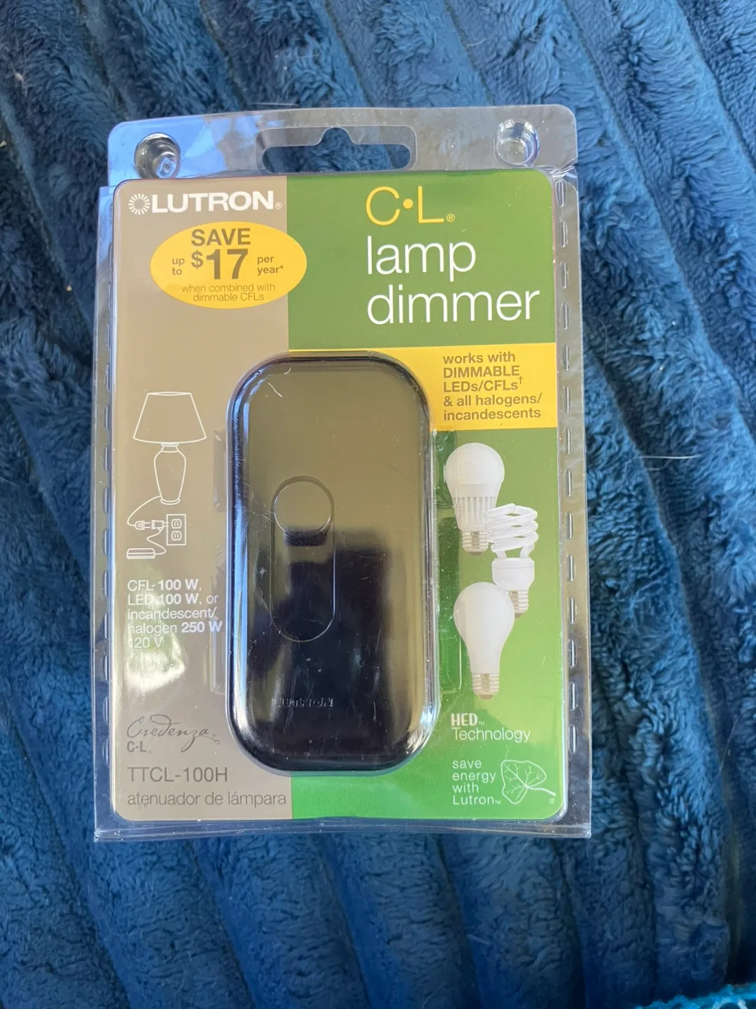 Lutron Credenza C-L Lamp Dimmer TTCL-100H thumbnail