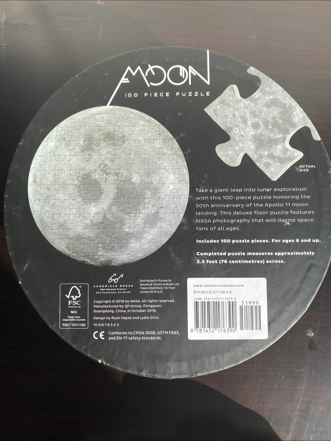 100 Piece Moon Puzzle image indicator(2)