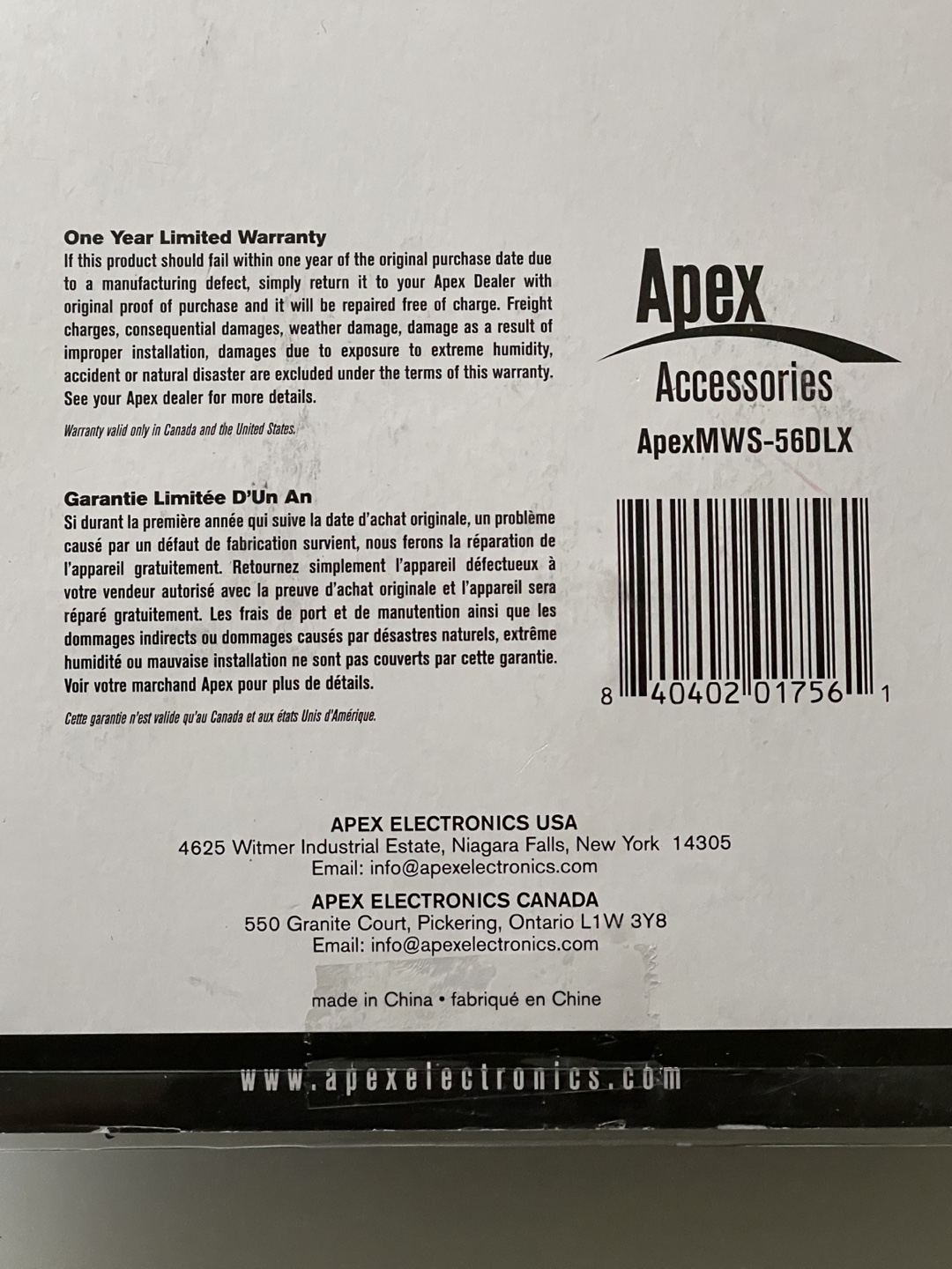 Apex MWS-56DLX Deluxe Studio Microphone Pop Filter - New - photo 4