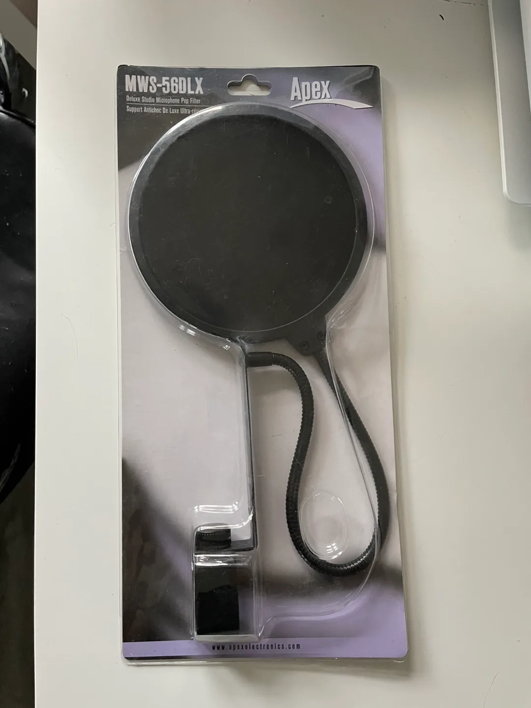 Apex MWS-56DLX Deluxe Studio Microphone Pop Filter - New thumbnail