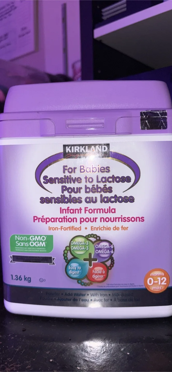 Kirkland Sensitive to Lactose Infant Formula 1.36kg thumbnail