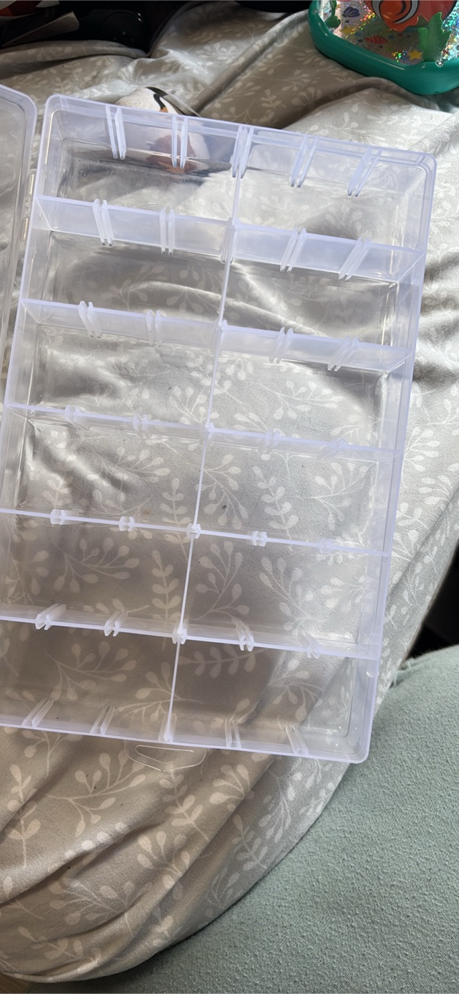 Clear Plastic Adjustable Compartment Organizer - photo 2