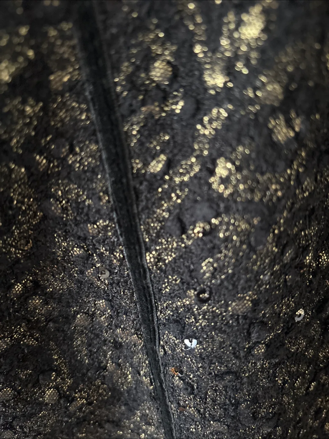 Basler Black & Gold Sequin Jacket- New Without Tags image indicator(5)