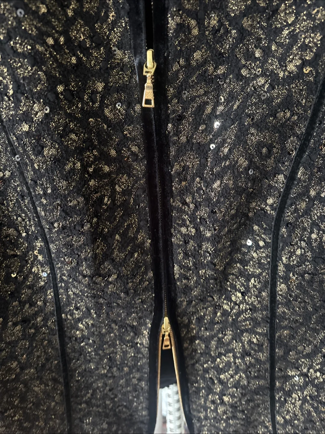 Basler Black & Gold Sequin Jacket- New Without Tags image indicator(7)