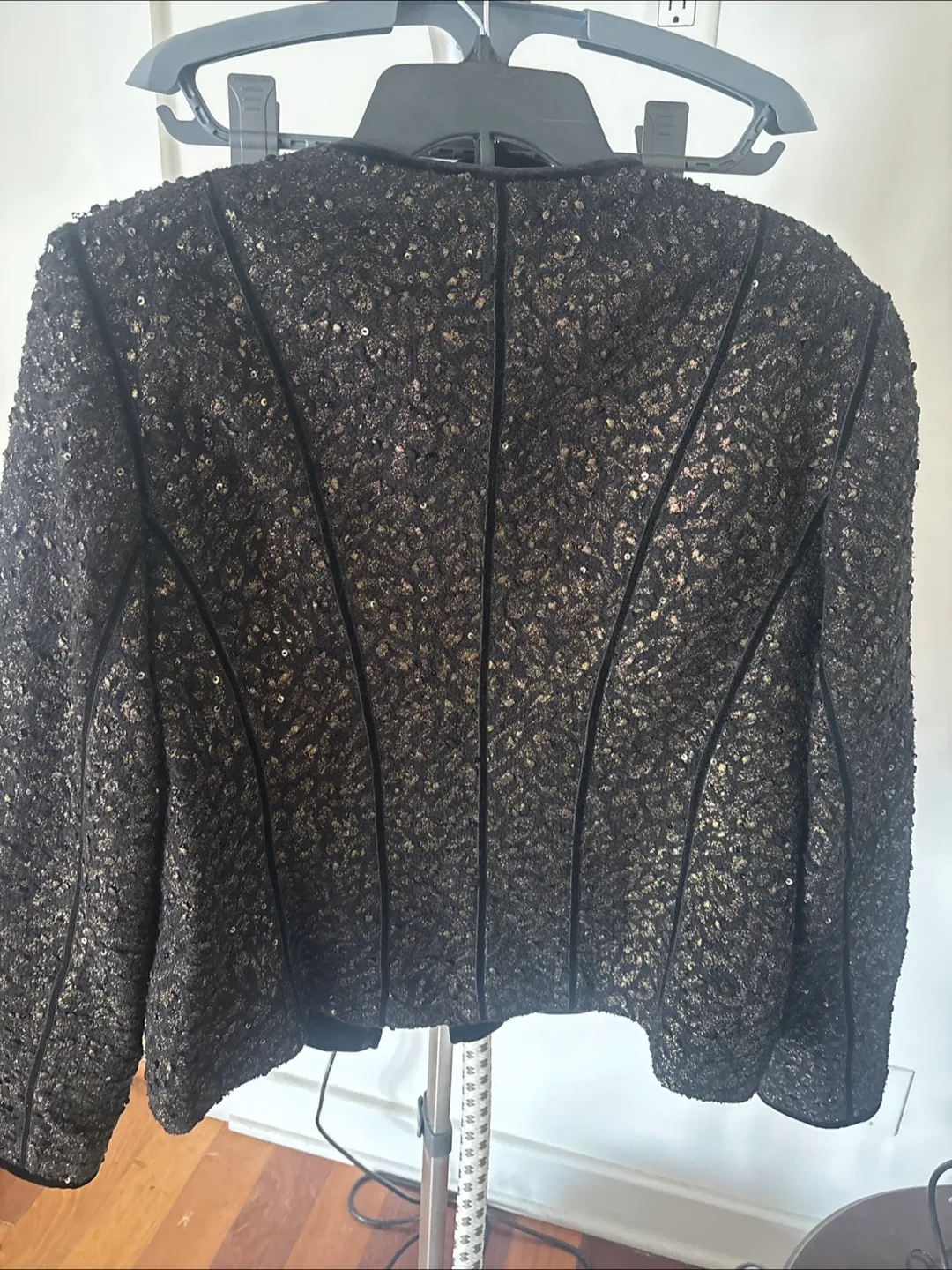 Basler Black & Gold Sequin Jacket- New Without Tags image indicator(8)