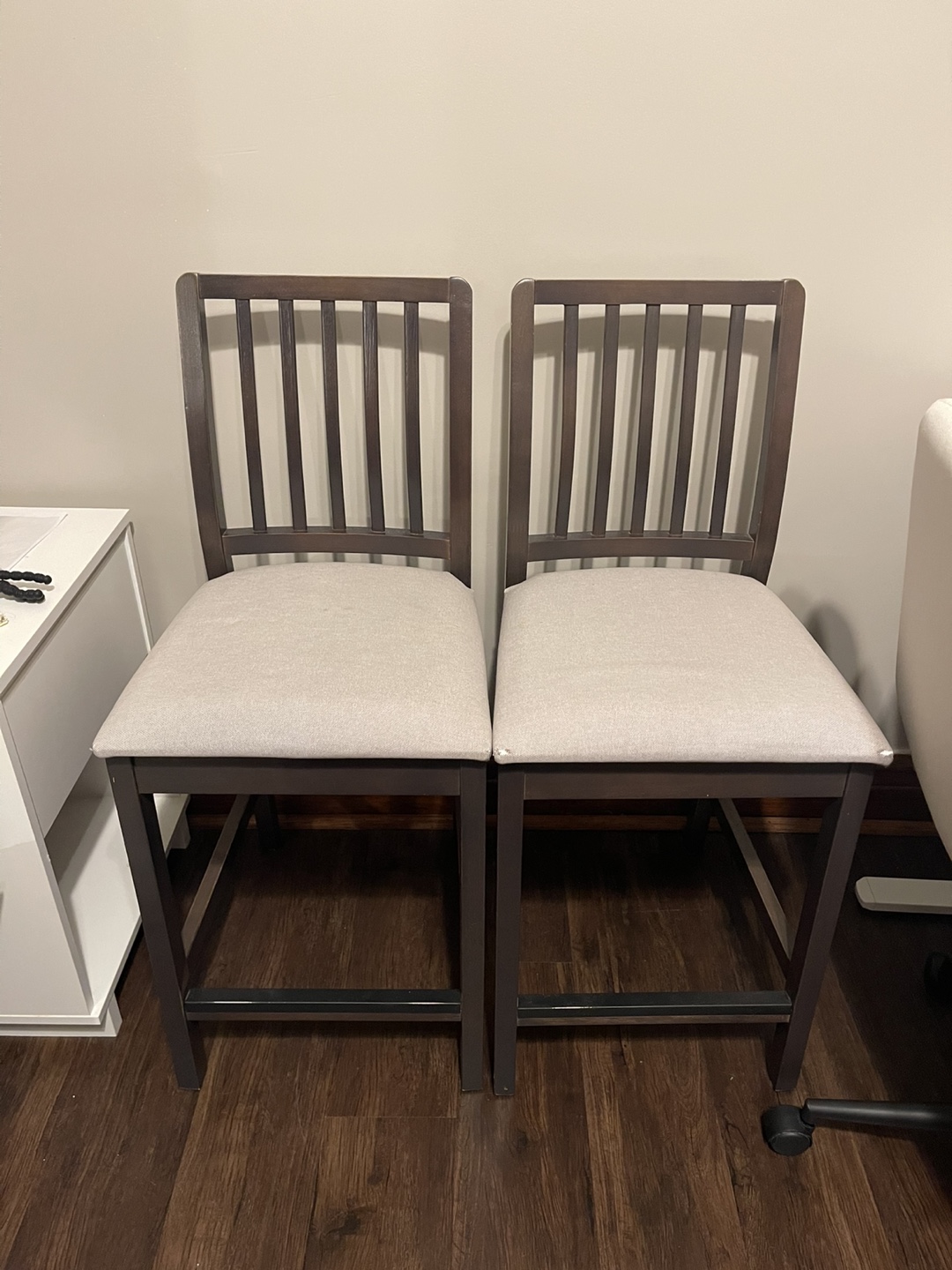 IKEA EKEDALEN Bar Stools (Set of 2) stool height chairs