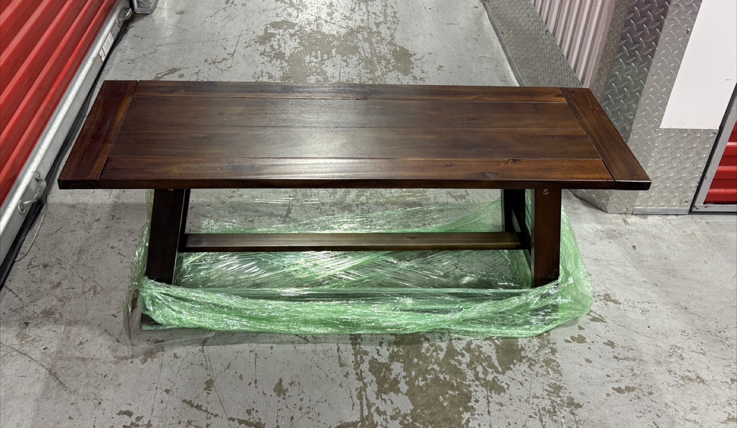 Dinning Table W/ Bench & 4 Upholstered Hand Tufted Chairs - photo 3