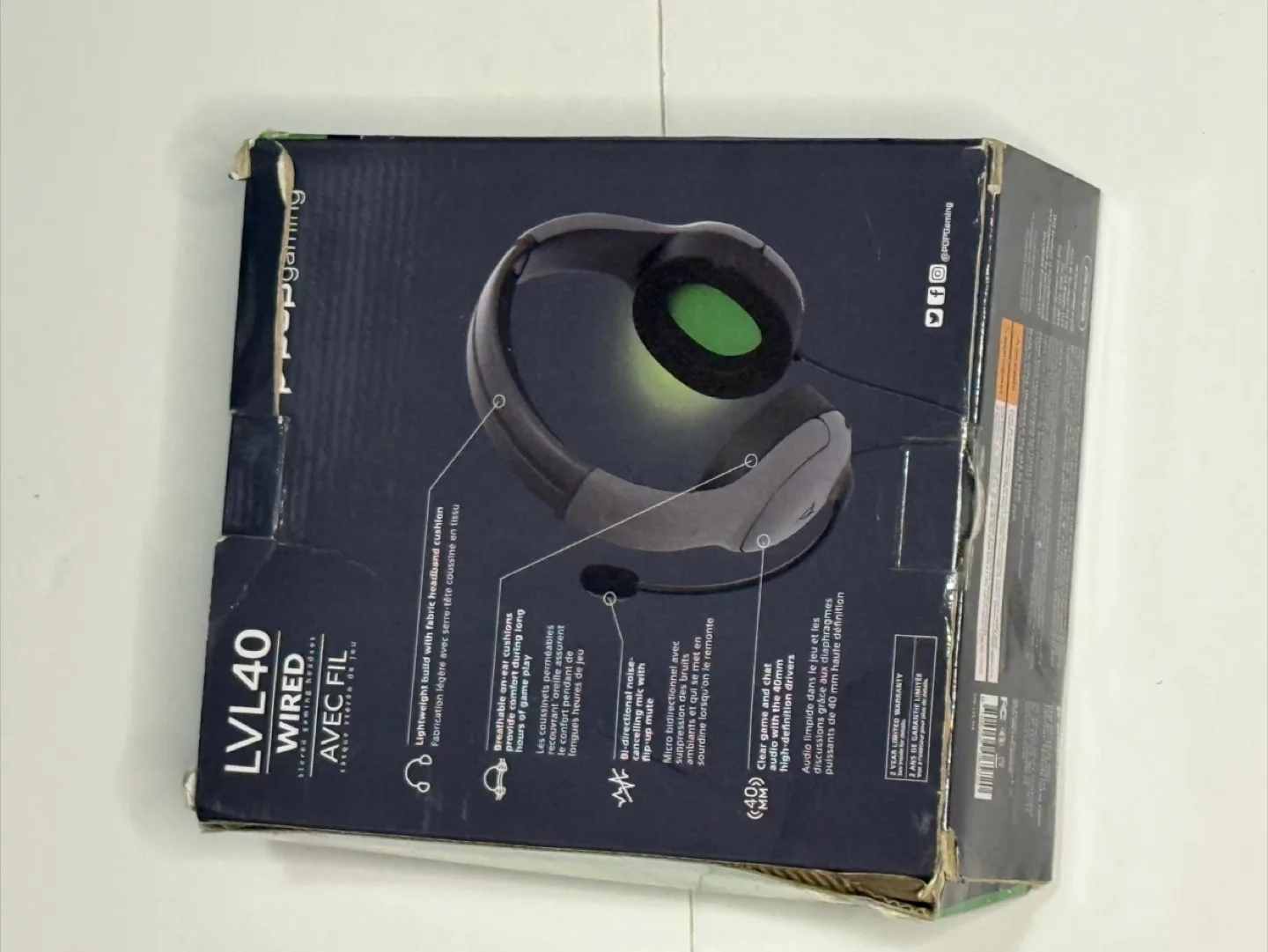 PDP LVL40 Wired Gaming Headset for Xbox image indicator(2)