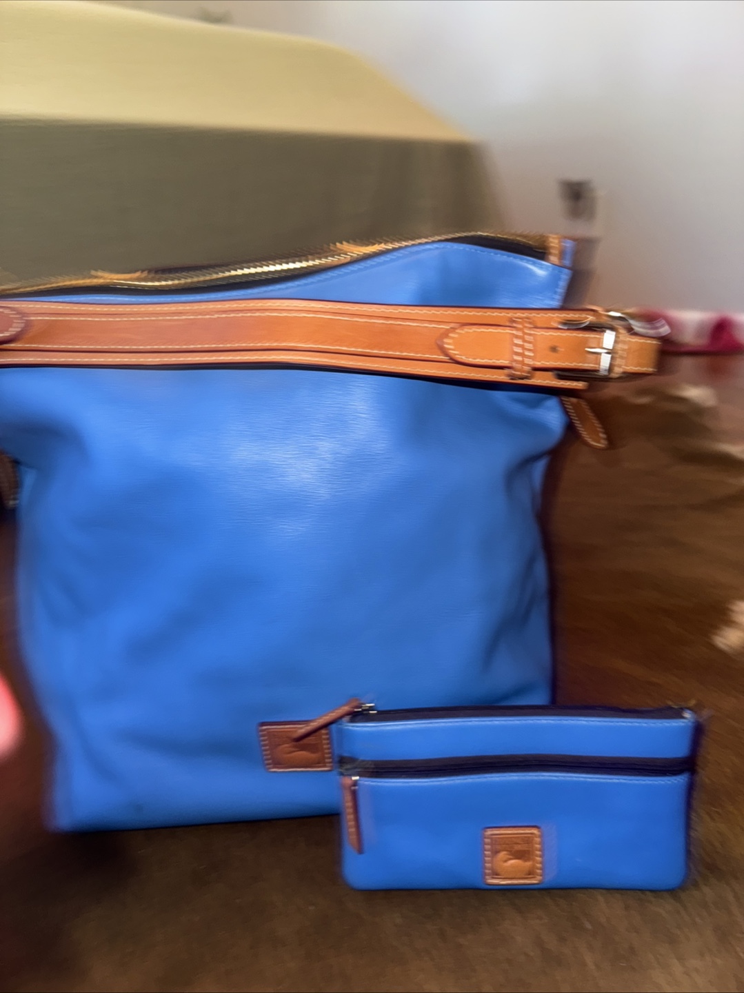 DOONEY & BOURKE Mckenzie Blue Leather Large Hobo - photo 2