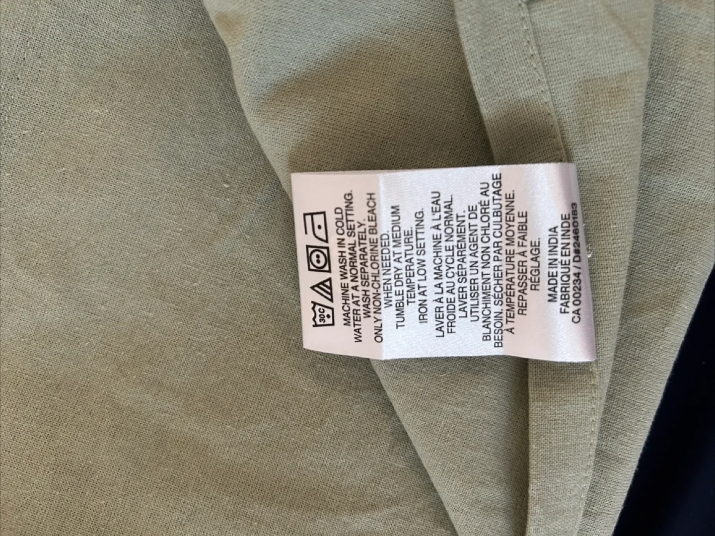 Hudson's Bay 100% Cotton table cloth light Green image indicator(2)