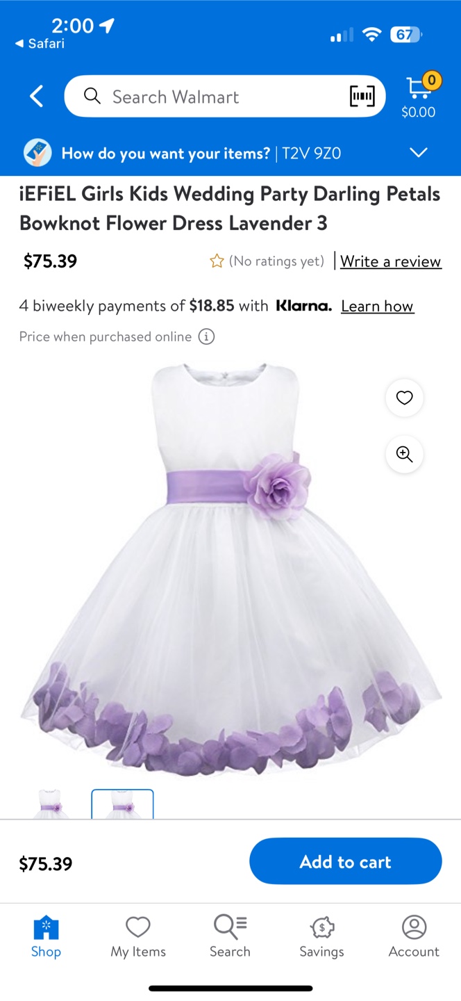 Girls Flower Girl Dress - Size 10 - Lavender - photo 2