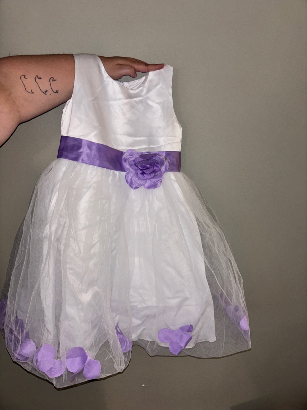 Girls Flower Girl Dress - Size 10 - Lavender - photo 4
