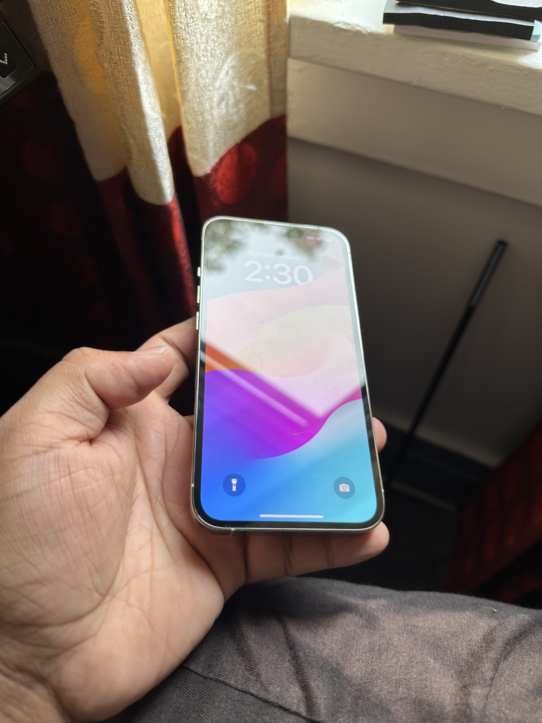 iPhone 13 Pro Max Silver + 9D Glass Shield - photo 2
