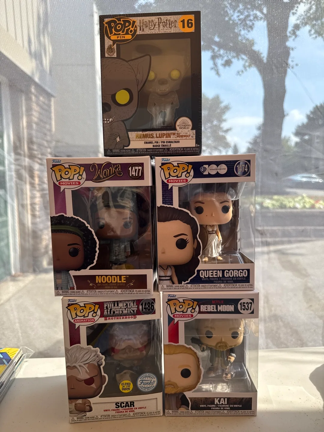 Funko Pop! Figures: Harry Potter, Wonka, Fullmetal Alchemist
