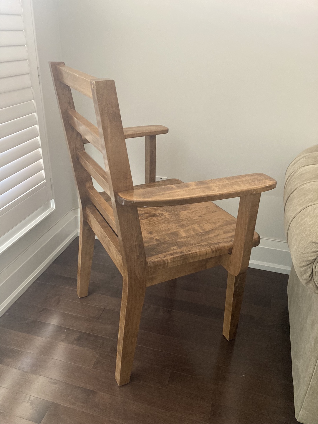 Wooden Armchair - Solid Wood