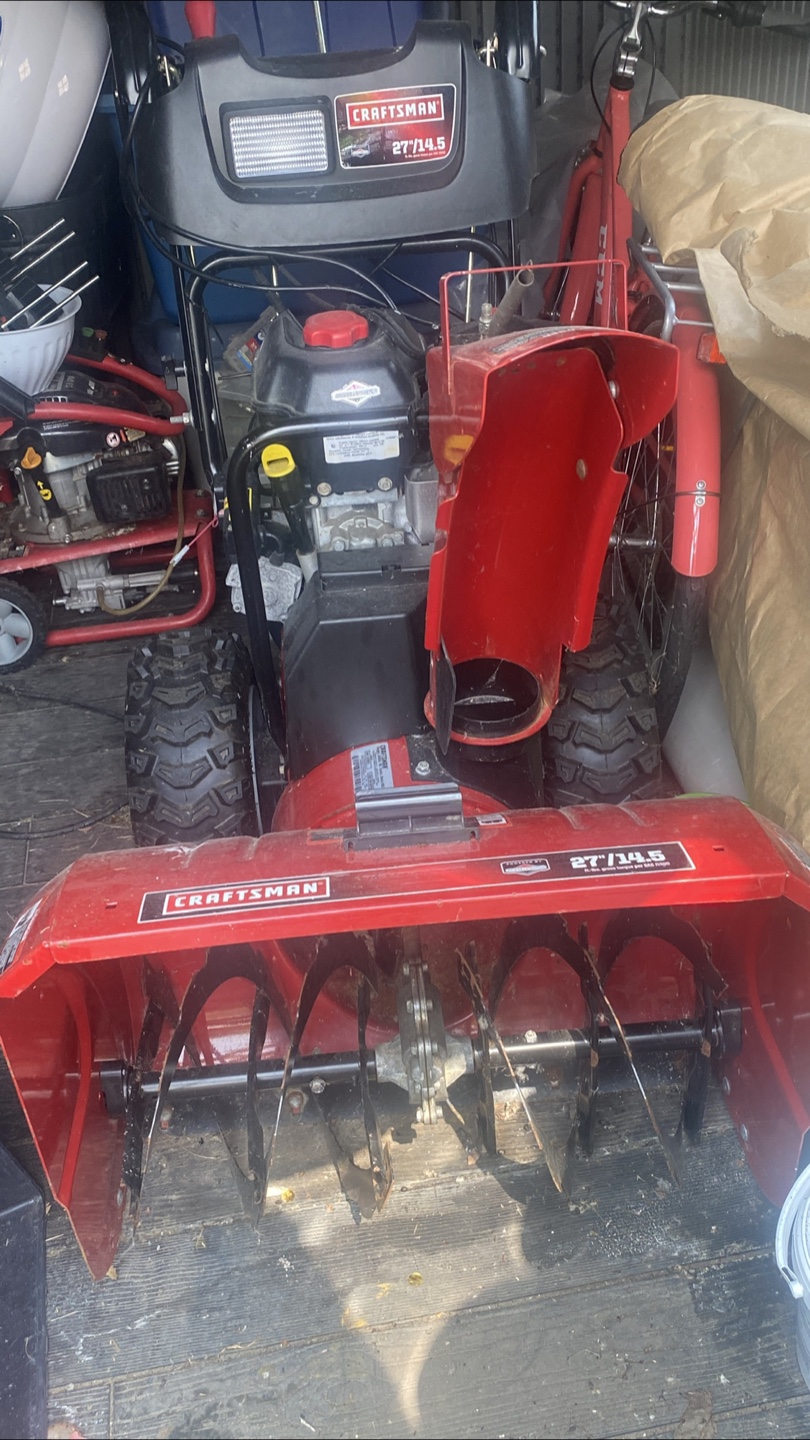 Craftsman 27"/14.5 Snowblower
