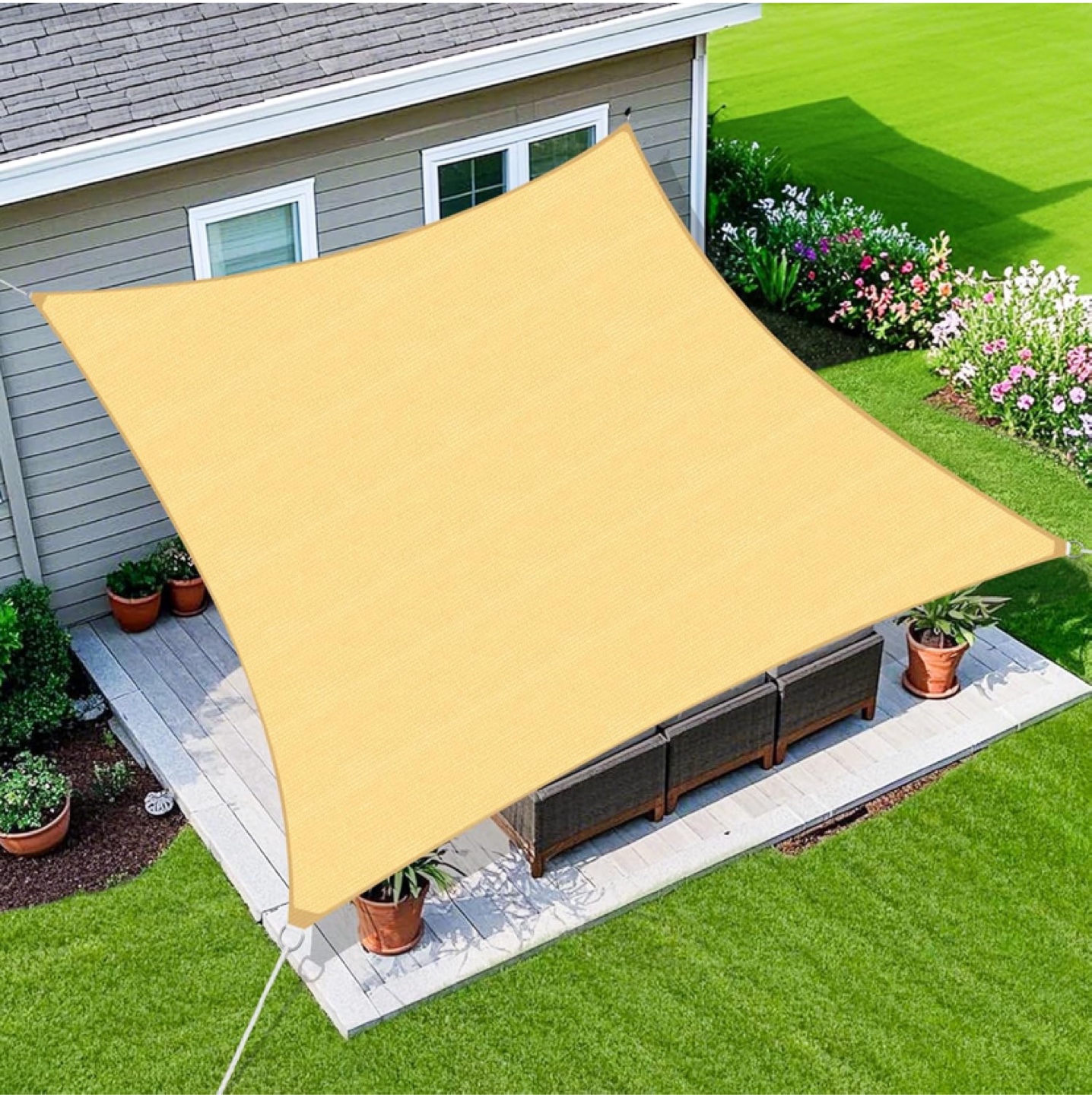 Amagenix Sun Shade Sail 16'X20'  - New