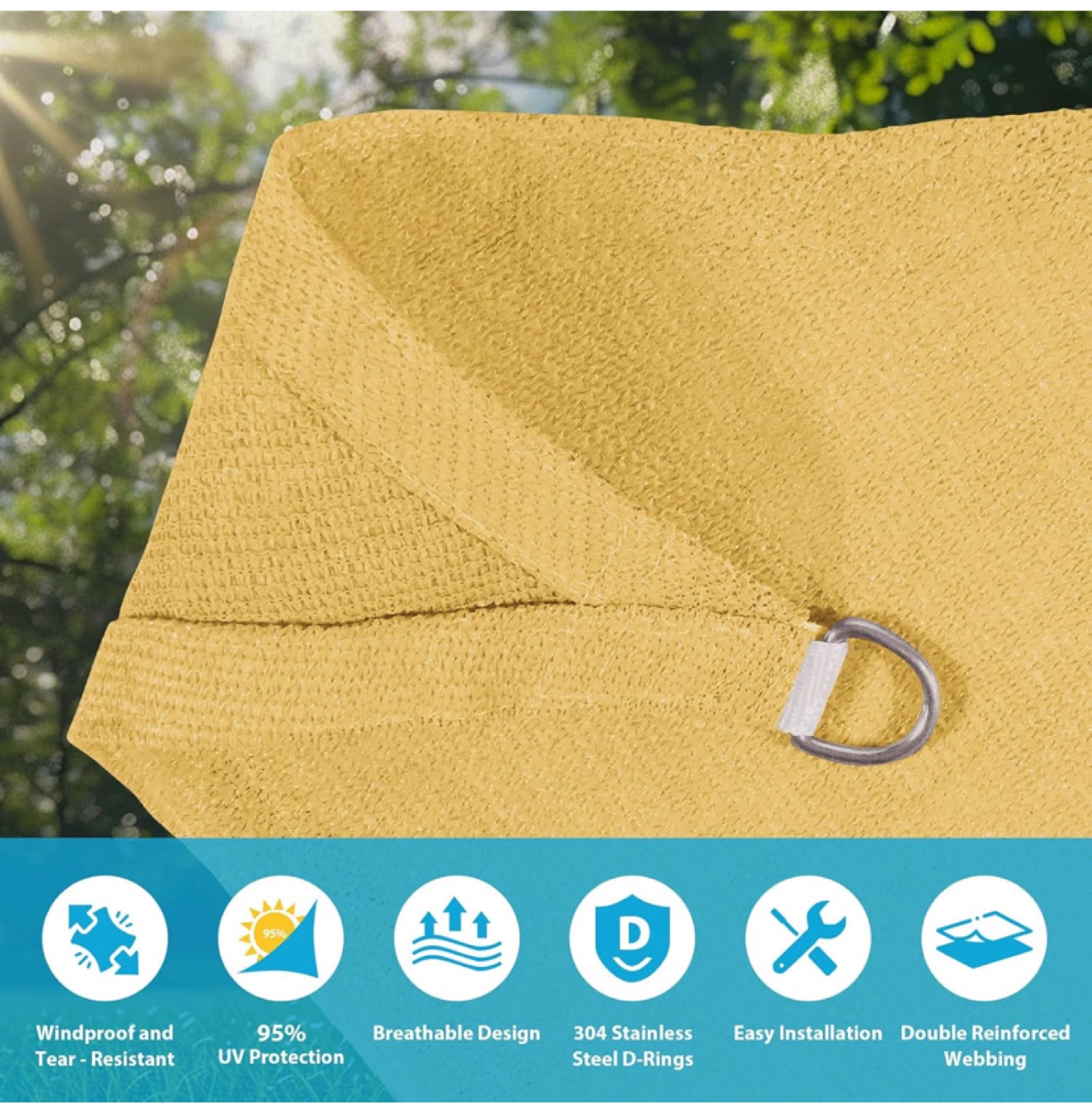 Amagenix Sun Shade Sail 16'X20'  - New - photo 4