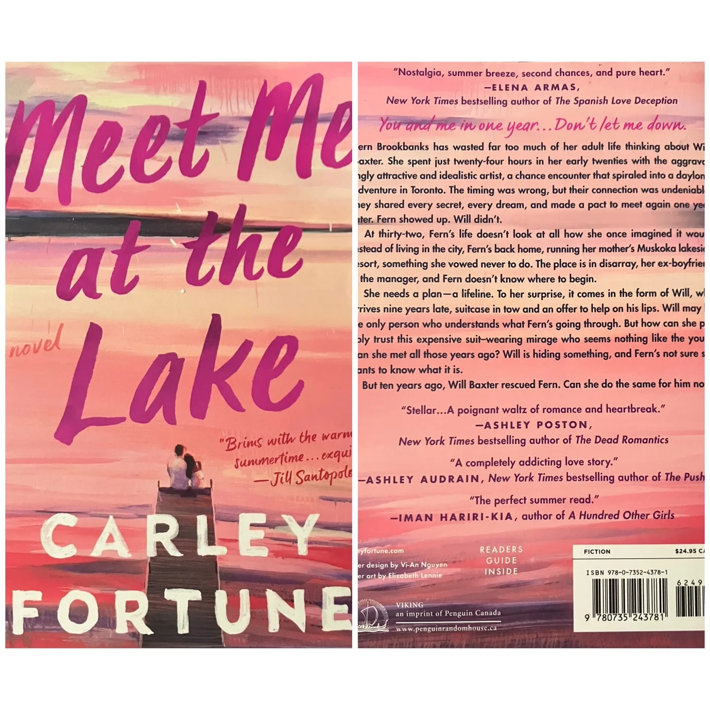 (Book) "Meet Me At The Lake" by Carley Fortune thumbnail