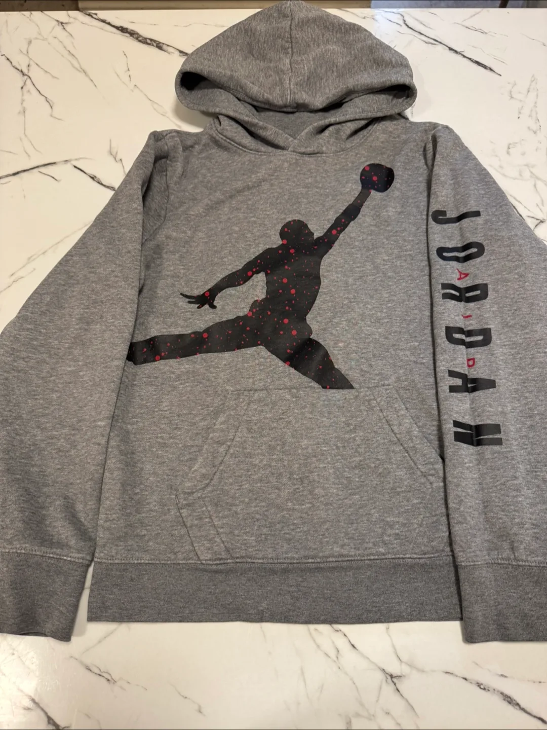 Jordan Grey Hoodie - Youth Size L image indicator(2)