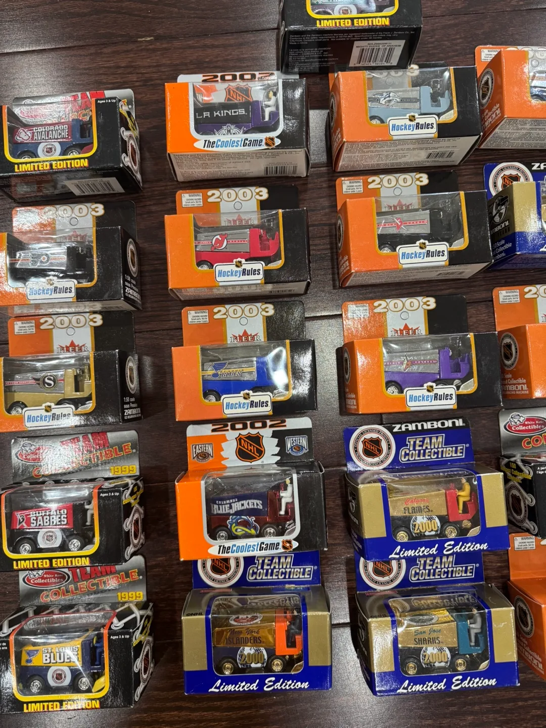 NHL ZAMBONI VARIOUS MODELS $15 EACH OR TAKE ALL 26 FOR $350 image indicator(3)