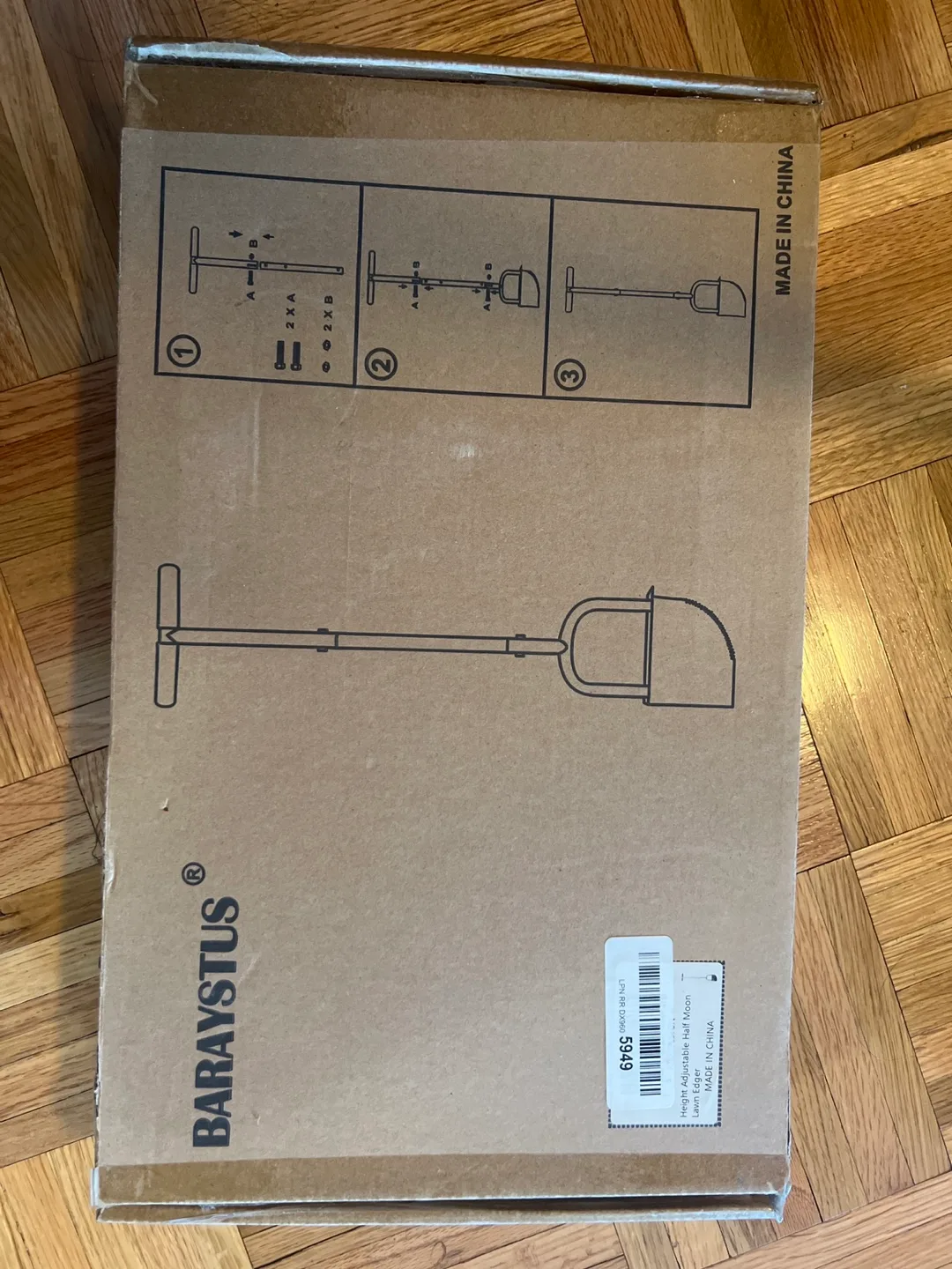 BARAYSTUS Height Adjustable Garden Edger Tool - New in Box! thumbnail