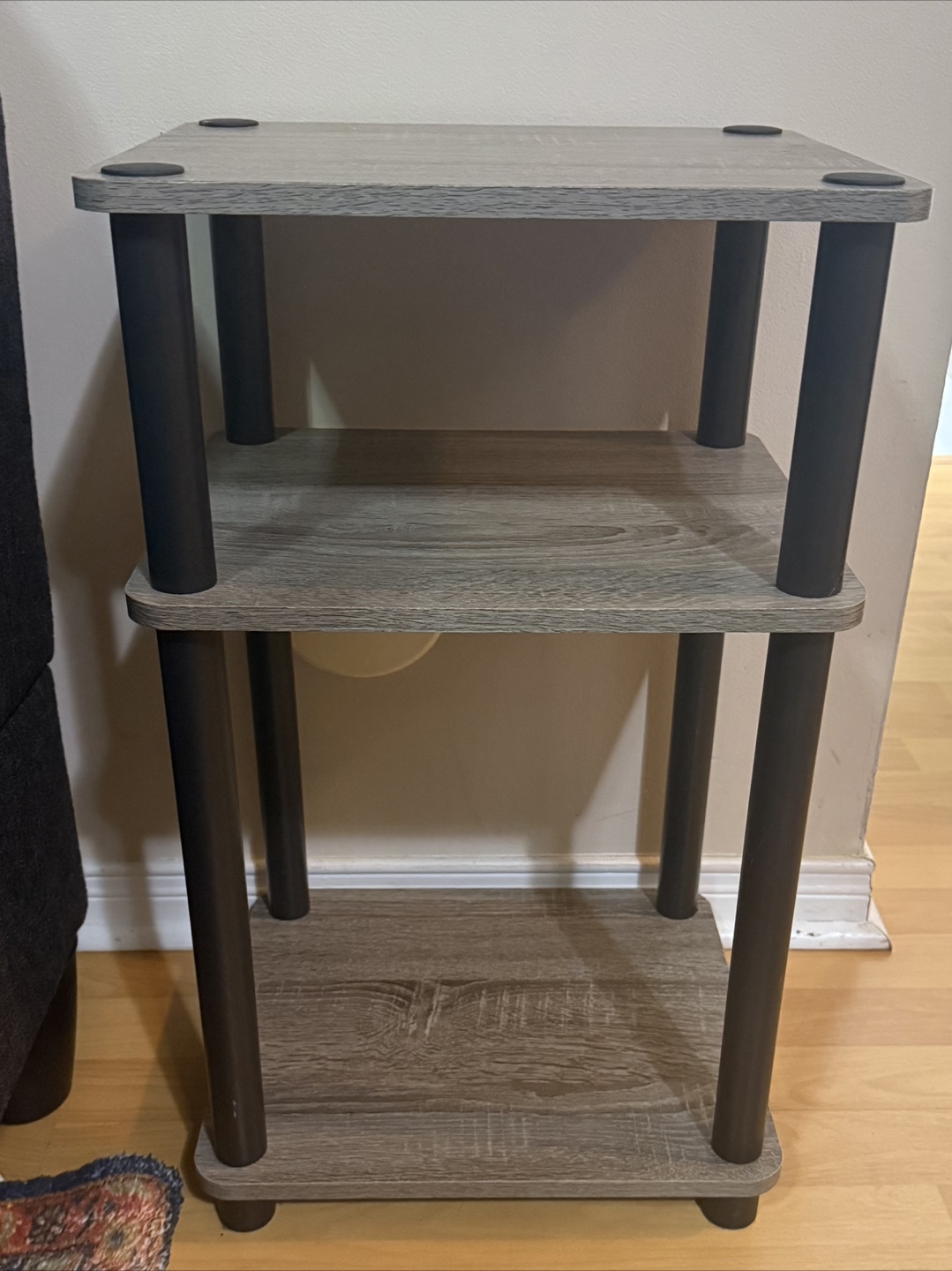 2Pcs 3-Tier Gray End Table Urgent move out sale