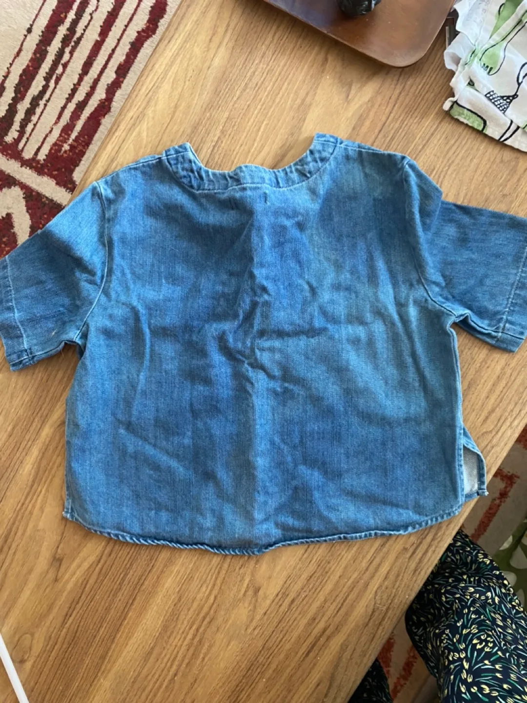 BDG Denim Lace-Up Top - Size XS image indicator(3)