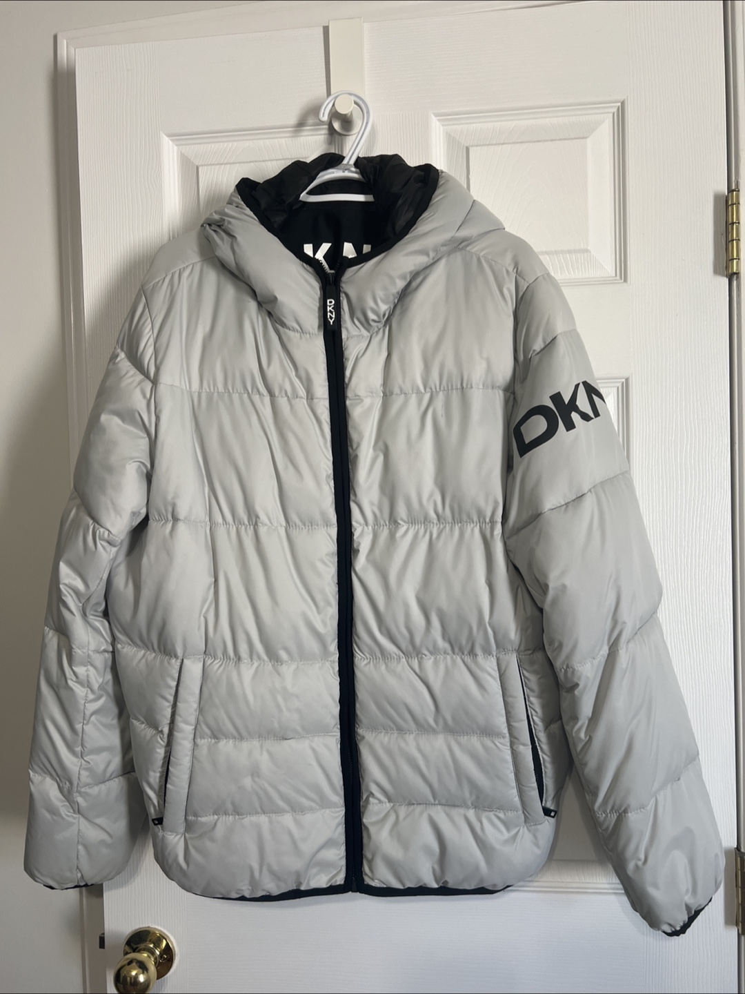 DKNY Puffer Jacket - Light Grey