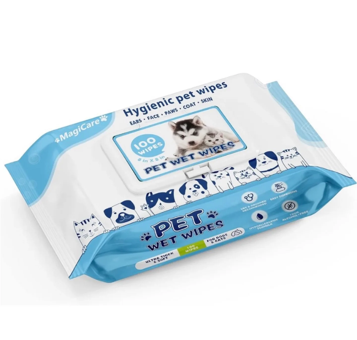 MagiCare Pet Wet Wipes - 100 Count thumbnail
