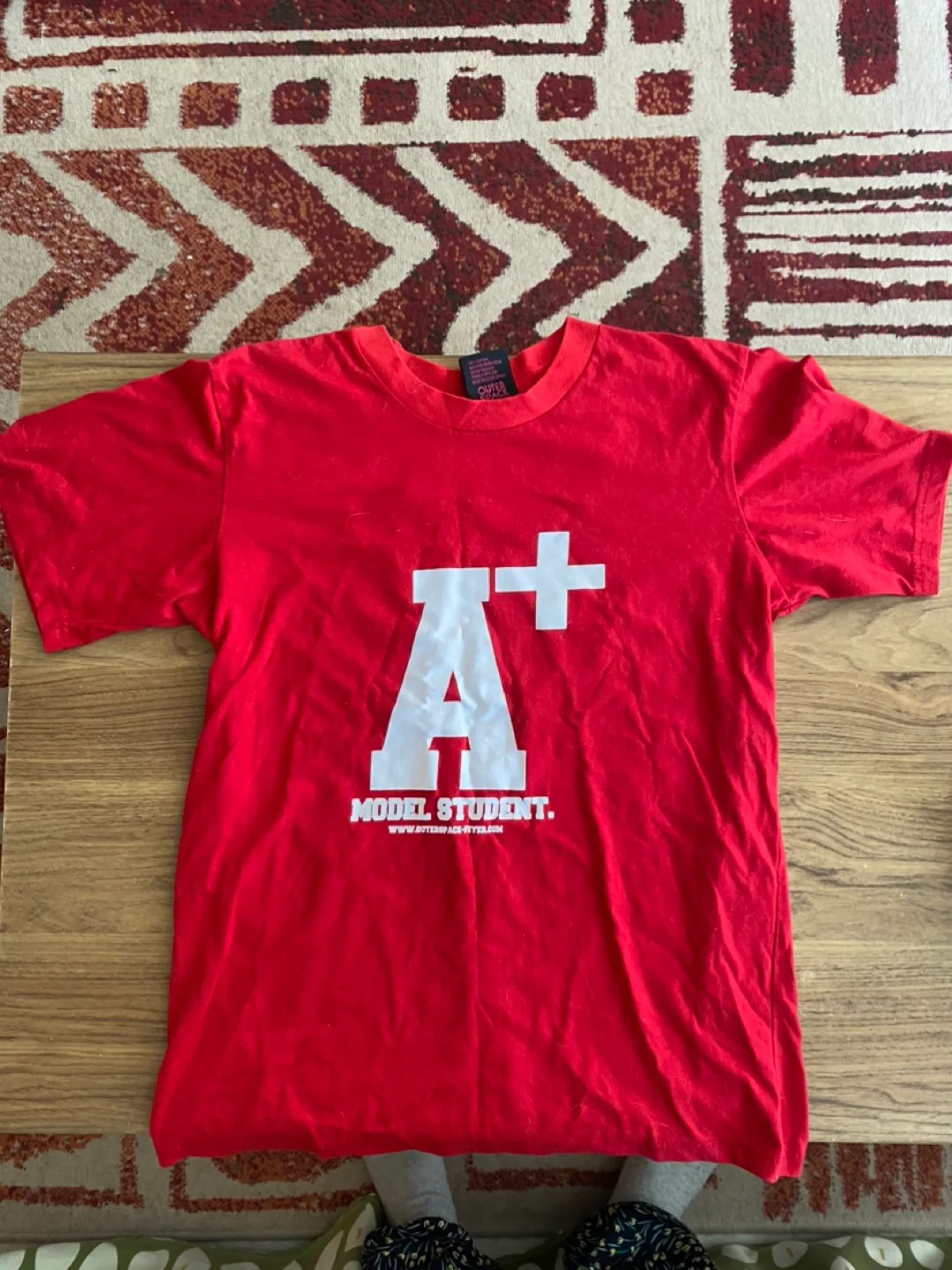 Stay real Red T-Shirt thumbnail