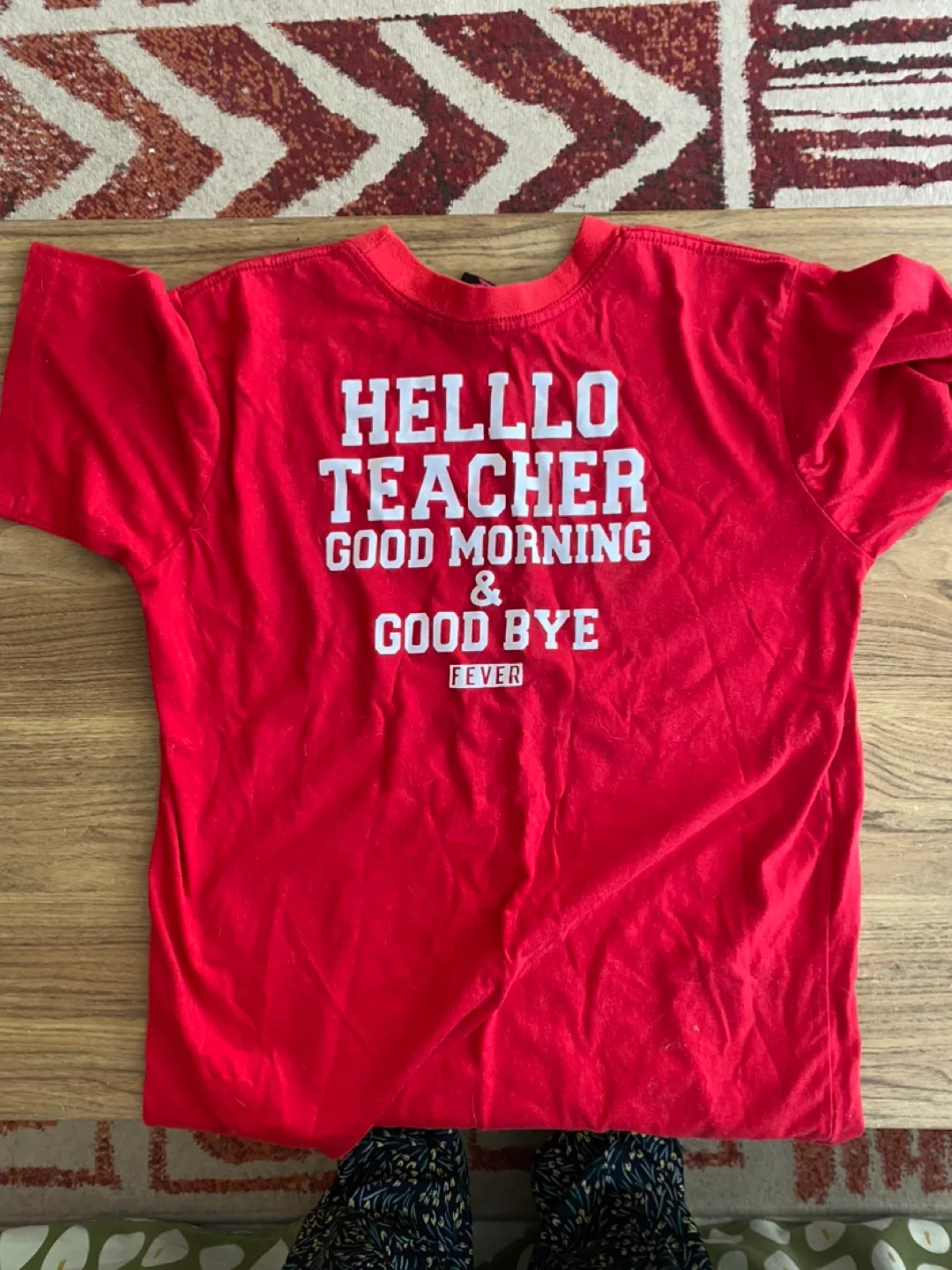 Stay real Red T-Shirt image indicator(2)