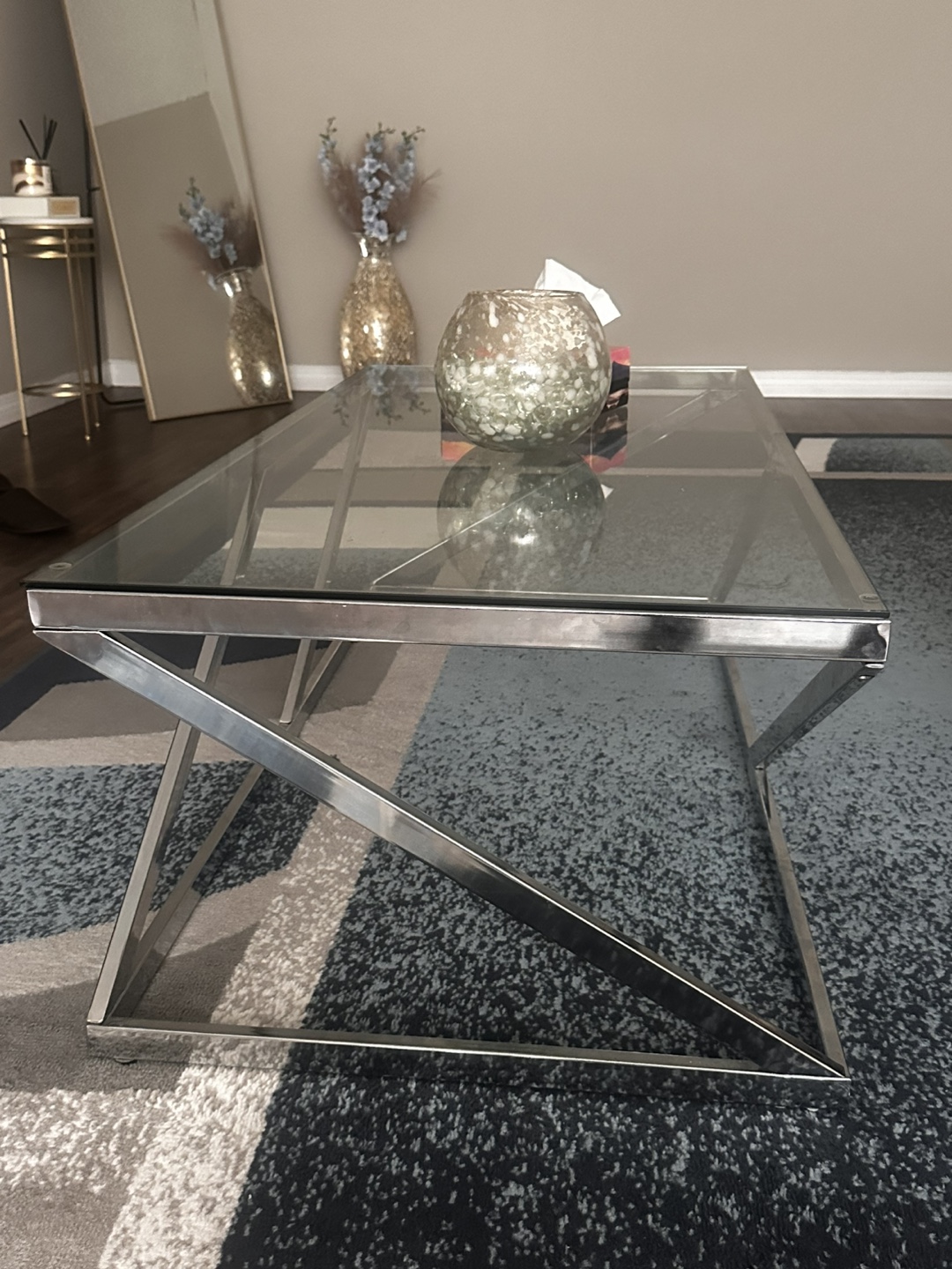 Glass Top Coffee Table