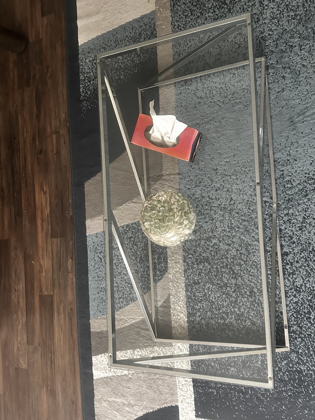 Glass Top Coffee Table - photo 2