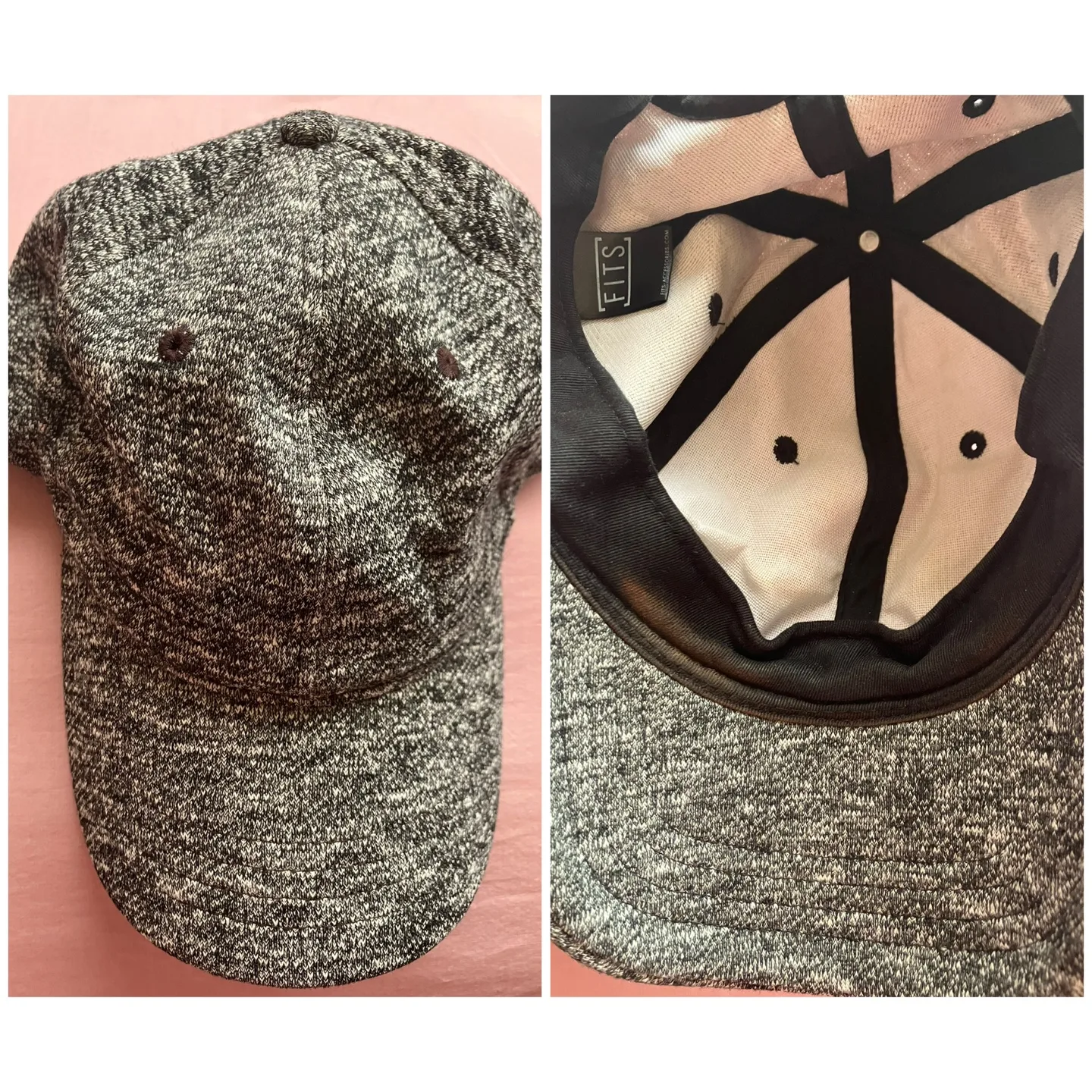 (FITS) Grey Baseball Cap thumbnail