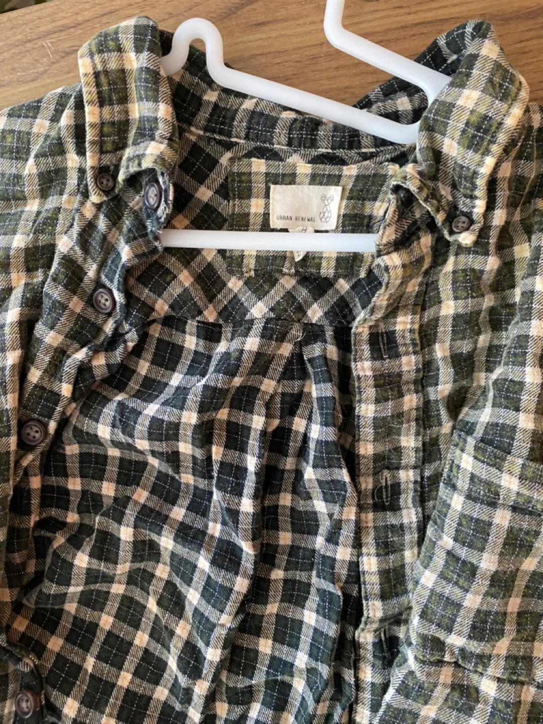 Urban Renewal Plaid Crop Top - Size Small thumbnail