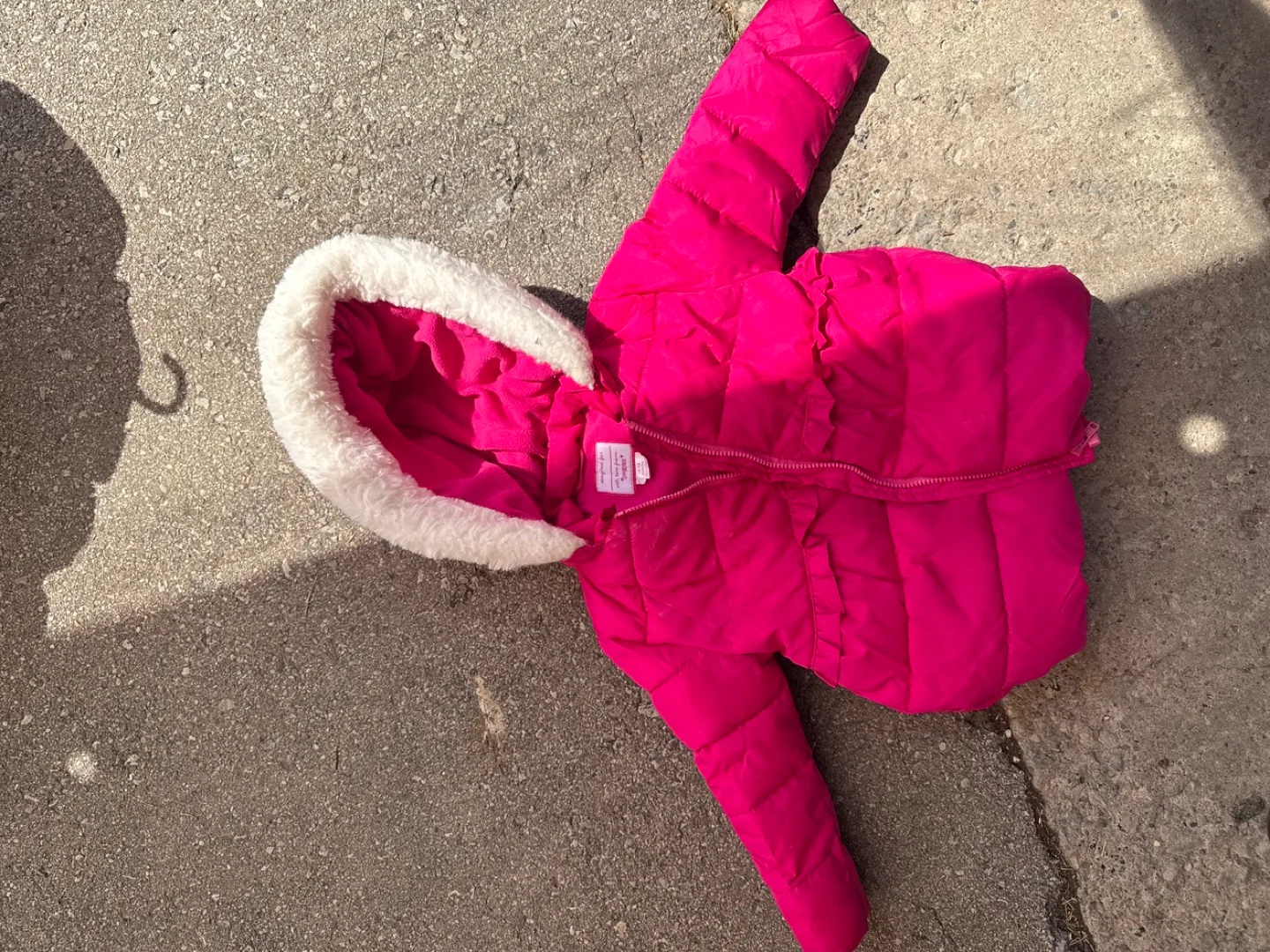 Carter's Pink Puffer Jacket, Size 18 Months