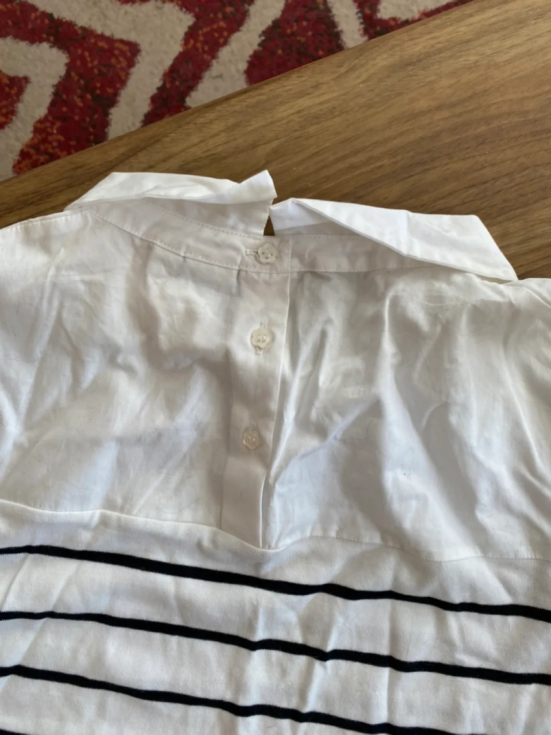 Twik Black & White Striped Top - Size XS image indicator(3)