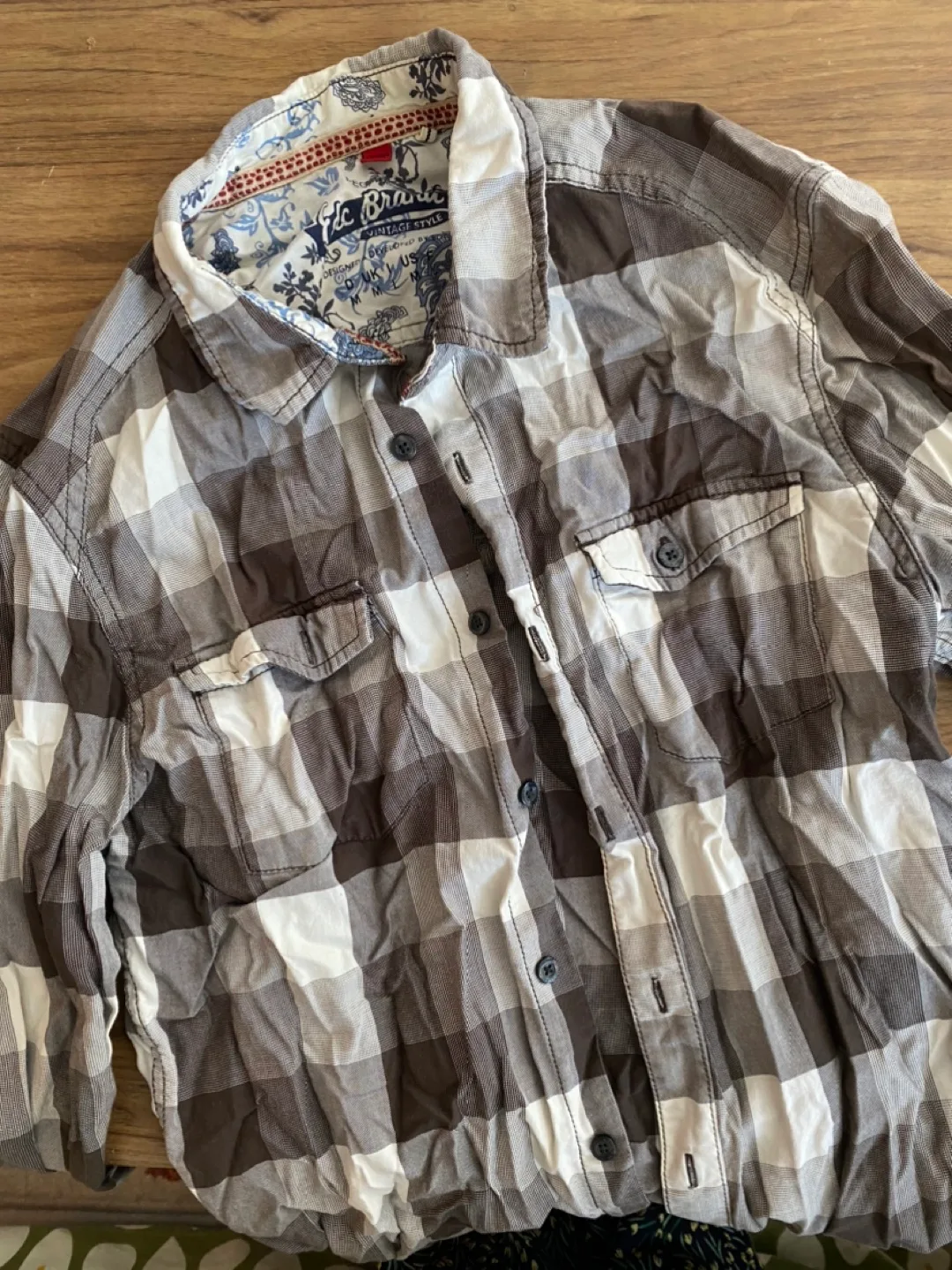 Glo Brand Vintage Style Plaid Shirt image indicator(2)