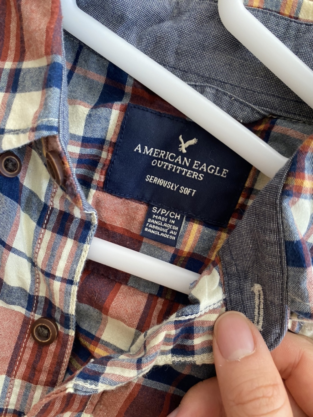 American Eagle Outfitters Plaid Shirt S/P - photo 2