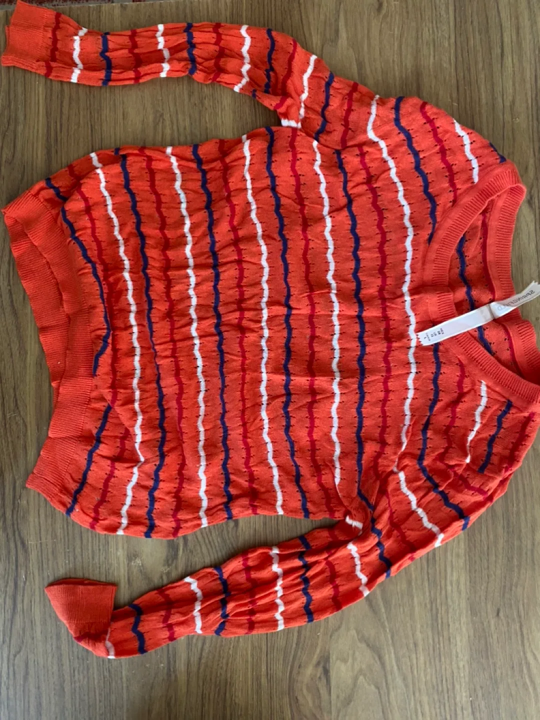 Orange Striped Sweater thumbnail