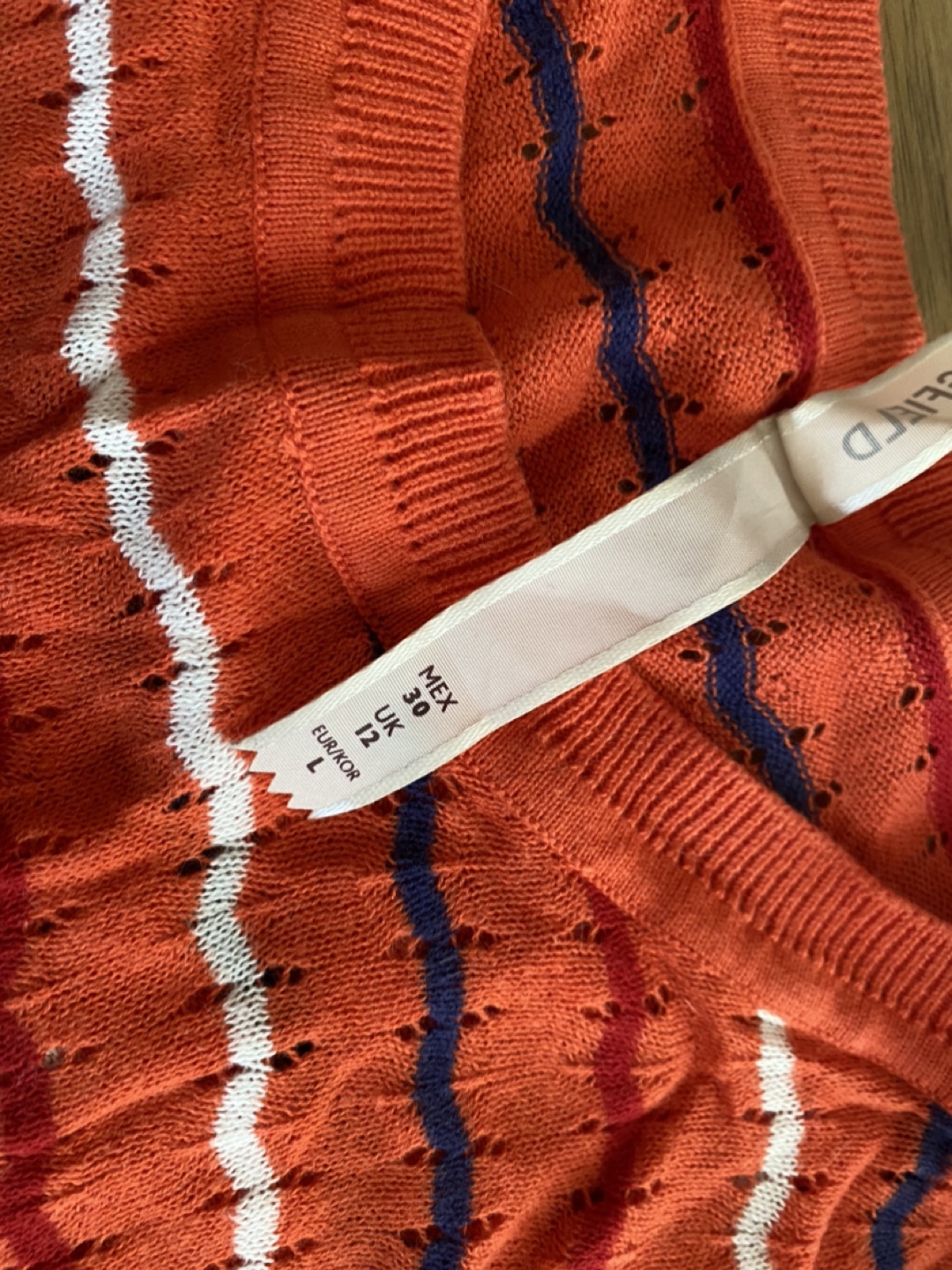 Orange Striped Sweater - photo 2