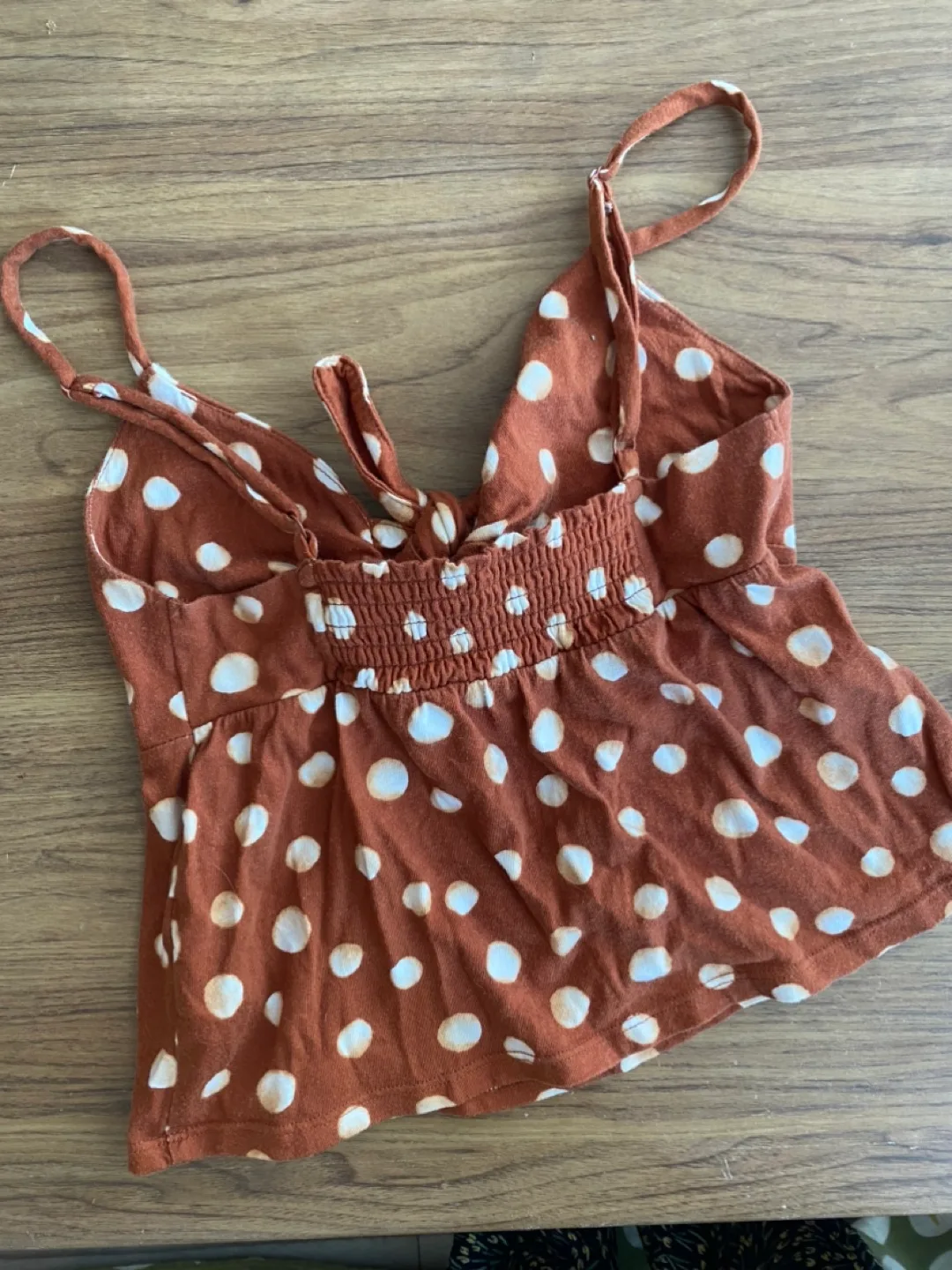 Brown Polka Dot Tank Top image indicator(2)