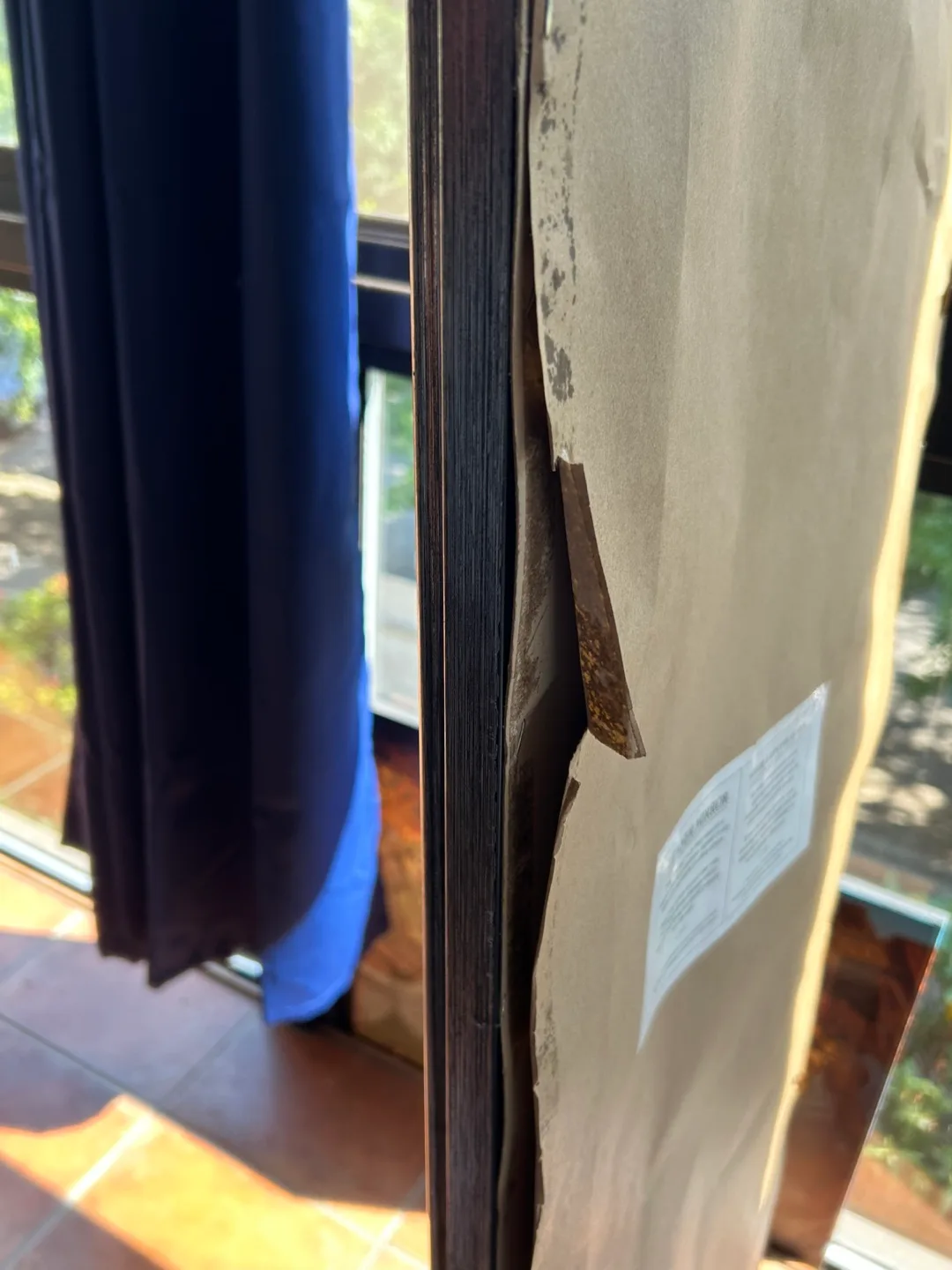 Wooden framed mirror image indicator(3)