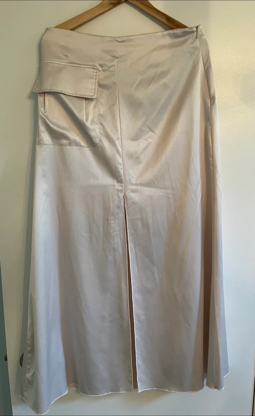 Zara Satin Maxi Skirt 🧡 thumbnail