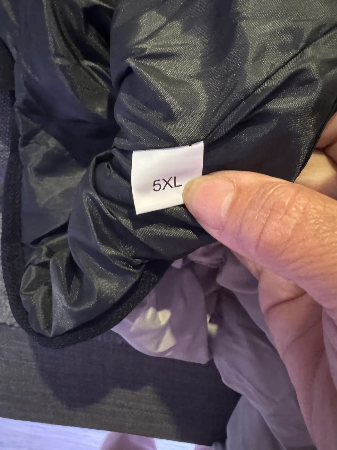 Black & grey  dog jacket - Size 5XL image indicator(3)