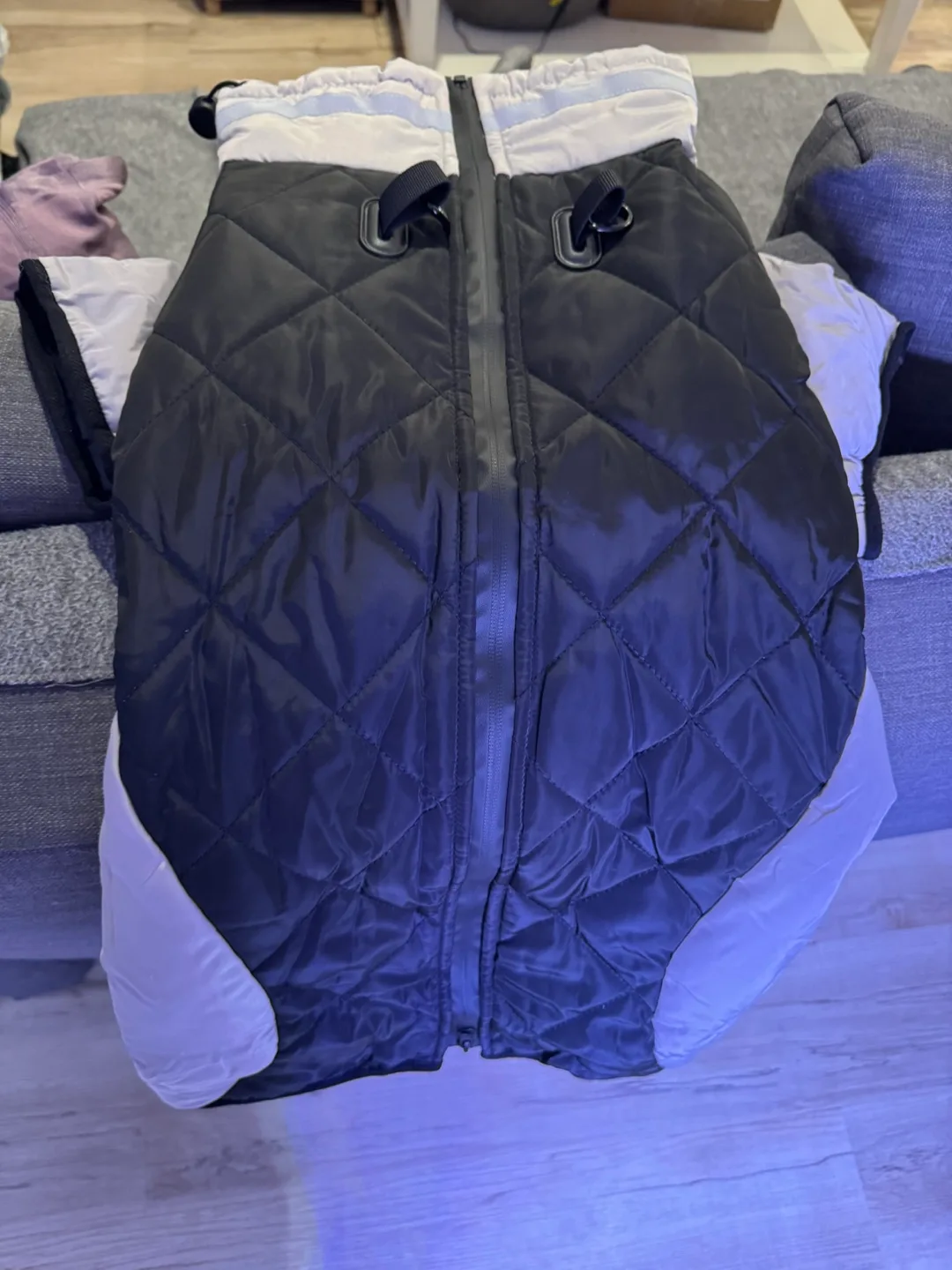 Black & grey  dog jacket - Size 5XL thumbnail